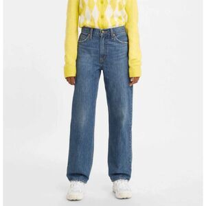 LEVIS Dad Jean Relaxed Fit Goodbye‎ Wash Sz 28